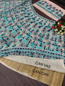 ÚLTIMAS LEHENGA CHOLI DE GEORGETTE Y SEDA SUAVE CON TRABAJO DE LENTEJUELAS CHINESAS Y DUPATTA CON TRABAJO - Product Image 6