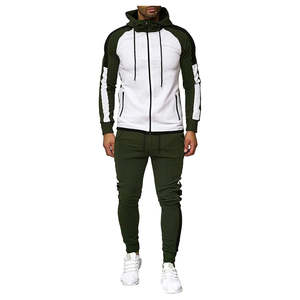 Personalized Cheap Price Best Material OEM Service Your Own Logo Private Label Fashionable Men Zipper Tracksuits - Product Image 3