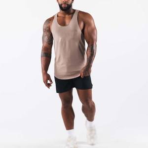 Nueva moda para hombre, camiseta informal atlética, chaleco transpirable para entrenamiento de gimnasia, camisetas sin mangas de ajuste Regular para hombre, ropa de talla grande - Product Image 6