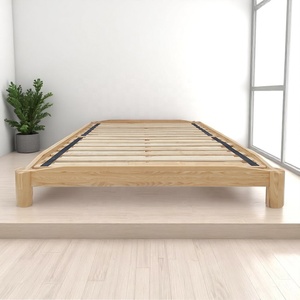 OEM lit en bois de frêne style minimaliste moderne ensemble chambre à coucher lit Queen Size meubles lits en bois fabricant vietnamien - Product Image 4