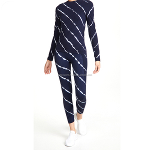 Leggings de yoga pour femmes, taille haute, longueur totale, ornés de strass, matière spandex/nylon, antibactérien, extensible dans les quatre sens - Product Image 3