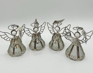 Ángel de Metal decorativo, adornos navideños, decoración de árbol colgante, fiesta de vacaciones, decoración del hogar, figurita de regalo de Ángel coleccionable - Product Image 3