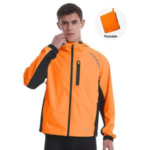 Marque privée Vestes coupe-vent pour hommes Design populaire avec col montant et tissu en toile Logo personnalisé Prix chaud - Product Image 4