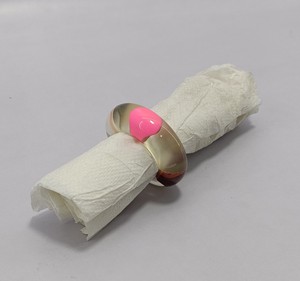 Vente chaude ronds de serviette en résine pour mariage et fêtes décoration de table de qualité supérieure - Product Image 1
