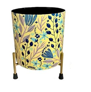 Pot de fleurs en métal pour la décoration de jardin ou de maison, nouveau design, finition émaillée, pots de fleurs uniques - Product Image 6