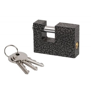 Candado Pestillo Hierro con Grillete Recto B-Harko RD 70mm, gris - Product Image 1