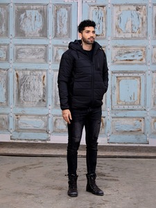 Wholesale Customize Quality Zip Pocket <b>Mens</b> Fashion Winter Outdoor Trend Warm Anti-Cold Loose Cotton <b>Jacket</b> - Product Image 3