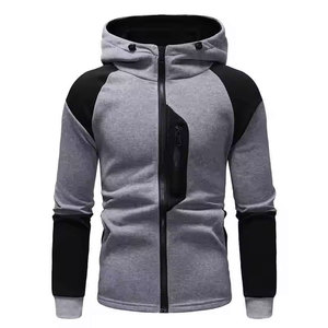 2024 New Arrival Custom Regular Fit <b>Men's</b> Hoodie Zipper Set Acid Wash <b>Thermal</b> Zipper for Winter Sweatsuit - Product Image 1