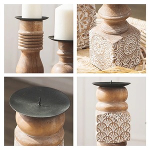 Portavelas de madera con grabado personalizado para el Día de San Valentín, regalo para el amor, guarda siempre la fecha - Product Image 3