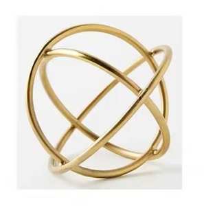 Sculpture abstraite décorative, faite à la main en aluminium coulé, décoration intérieure pour mariage, maison, bureau, disponible dans toutes les finitions - Product Image 1