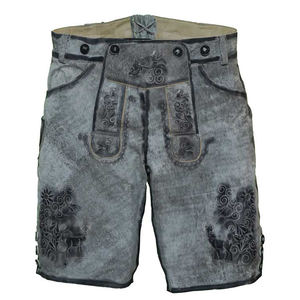 Shorts Lederhosen allemands pour hommes, style urbain, respirants, taille élastique, logo personnalisé, tenue d'Oktoberfest 2025 – Meilleures ventes - Product Image 1