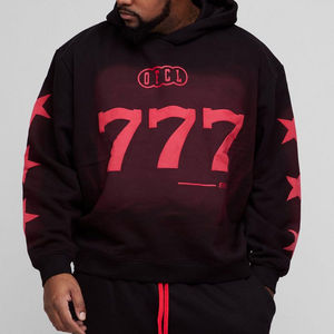 ชุดวอร์มพิมพ์ลายพัฟสำหรับผู้ชายใส่สบายเสื้อสวมหัว - Product Image 3