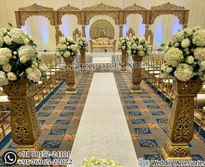 Ensemble de mariage Bollywood en FRP Haveli Mandap, le plus joli, Jodha Akbar, Mandap à l'extérieur, Maharani, événement de mariage - Product Image 4