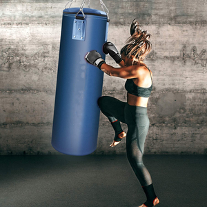 Saco de Boxeo para Entrenamientos Intensos, Saco de Boxeo con Capa Exterior Resistente para Golpes Fuertes - Product Image 6