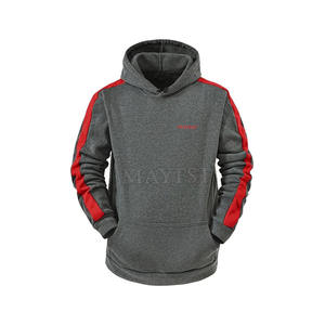 Survêtement d'hiver de qualité supérieure pour hommes avec logo personnalisé multi-poches Fitness Hoodies prix de gros - Product Image 3
