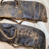 Sac de chasse en cuir de haute qualité pour pistolet Type de piège à animaux Étiquette personnalisée Chasse Tir Pistolet en cuir Couvre Prix raisonnable OEM