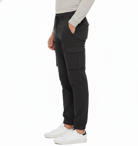 Custom Blank Casual <b>Straight</b> <b>Leg</b> Sweatpants Men's Woven 100% Cotton <b>Track</b> <b>Pants</b> Sport Jogging Pockets Plain Dyed Waterproof - Product Image 5