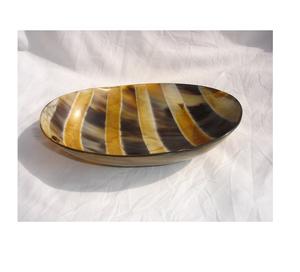 Tazón de Cuerno de Búfalo para Servir Ensaladas, Vajilla, Fabricante Mayorista, Atractivo Tazón de Pasta y Fideos con Acabado a Mano - Product Image 1