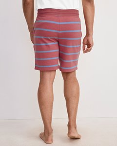 Vente directe d'usine Short en molleton de coton taille moyenne pour hommes Short respirant Prix de qualité Fil rayé teint Options multicolores - Product Image 2