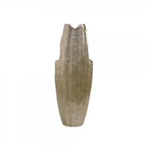 Jarrón de aluminio con forma geométrica para flores frescas Diseño único Centro de mesa con acabado dorado para mesas Jarrón a bajo precio - Product Image 5