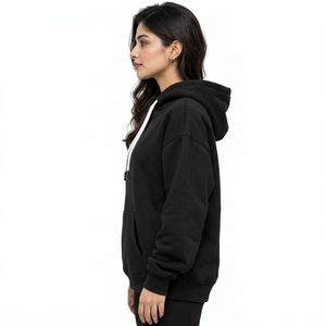 Sudadera con Capucha para Mujer, Ajuste Cómodo, Interior Cálido, Costuras Duraderas, Sudadera Informal de Primera Calidad con Tela de Algodón Suave - Product Image 3