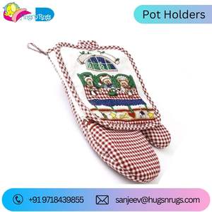 ผู้ผลิตผ้ารองหม้อผ้าฝ้าย 100% อุปกรณ์ครัว พร้อมออกแบบและขนาดตามสั่ง ราคาโรงงาน - Product Image 4