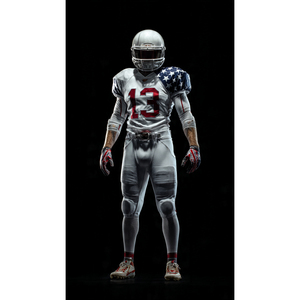 Uniforme de football américain OEM de haute qualité, maillot et pantalon de football américain, entraînement de football, maillot américain unisexe - Product Image 2