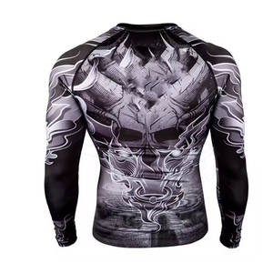 Meilleure qualité hommes et garçons vente en gros Rash Guards Pakistan fait respirant à manches courtes haute adultes Rush Guard - Product Image 5
