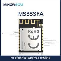 Module Bluetooth MinewSemi Ultra Longue Portée +20 dBm nRF52833 PA MS88SFA, émetteur RF sans fil BLE, module LNA