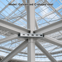 Profilé en C galvanisé HDG, profilé en acier Unistrut, profilé en acier à fentes 41mmx41mmx2.5mmx6000mm, anti-corrosion, durable