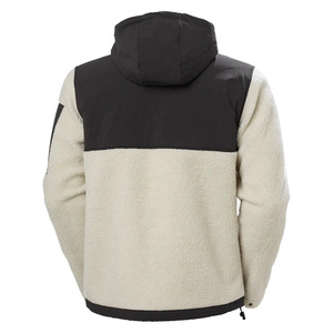 Mens Custom Design Windproof Softshell Jacket Stand Collar Winter Sports <b>Fleece</b> Zipper Closure Casual Long Style OEM - Product Image 2