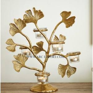 Restaurant Décoration De Luxe Bougeoir Antique Designer Table Top Salon Bougeoir Vintage Fleur Bougeoir - Product Image 1