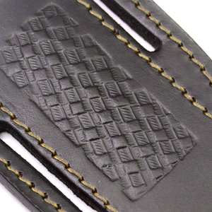 ปลอกมีดหนังสีดำสไตล์แพนเค้กงานทำมือปรับแต่งได้ OEM ปลอกมีดพับได้6นิ้ว - Product Image 2