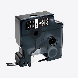 Orison 100% Compatible D1 43621 6mm x 7m Blanco sobre negro Cinta de etiquetas de Cinta de transferencia térmica para impresora <span class=keywords><strong>DYMO</strong></span> <span class=keywords><strong>LabelManager</strong></span> <span class=keywords><strong>160</strong></span> 280 - Product Image 1