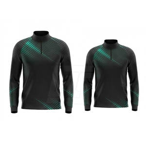 เสื้อแจ็คเก็ตซับลิเมชั่นแบบซิปครึ่งตัวสำหรับผู้ชาย สวมใส่สบาย ประสิทธิภาพสูง เหมาะสำหรับออกกำลังกายและฝึกซ้อม - Product Image 6