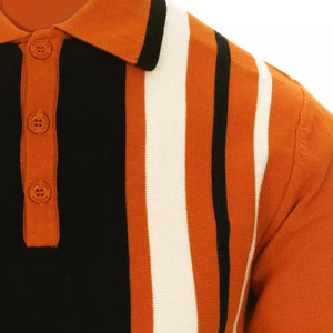 Vente chaude bleu imprimé décontracté tricoté 100% coton pour chemise grande taille hommes séchage rapide à manches courtes - Product Image 6