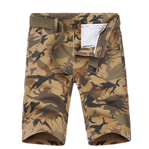 Pantalones cortos de camuflaje multicolor Pantalones vaqueros cortos casuales tácticos Pantalones cortos de camuflaje para hombres Pantalones cortos para hombres - Product Image 1