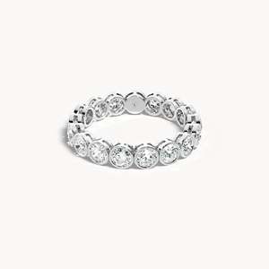 Anillo de Diamantes de 1.9 Quilates con Bisel Redondo, Anillo de Recuerdo - Product Image 1