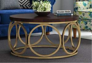 Table moderne en métal doré et noir Mobilier unique pour la maison Hôtel Restaurant Thé Tables basses pour le salon - Product Image 5