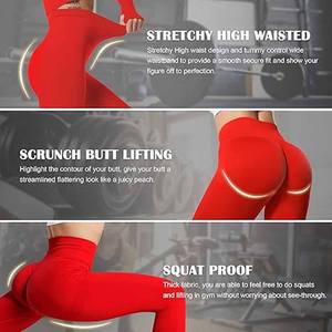 Leggings Femme Personnaliser Taille Haute Butt Lift Yoga Pant Leggings Dames téléchargées par Dress Sports - Product Image 5