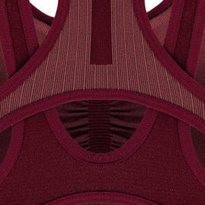 Sujetador deportivo de alta calidad para mujer, transpirable, para uso en exteriores, con logotipo frontal en stock a la venta - Product Image 6