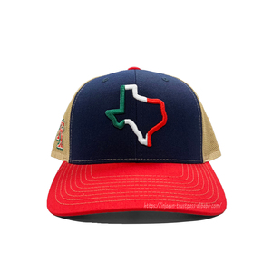 Sombrero de camionero personalizado con logotipo de marca bordado en 3D, parte posterior de malla, tamaño ajustable, forma personalizada, sombreros de fábrica, venta al por mayor, precio barato - Product Image 1