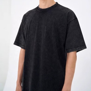 Vintage Acid Wash T <b>Shirt</b> Retro Streetwear Style Washed Cotton Casual Tee for <b>Men</b> and Women Urban Fashion Look - Product Image 1