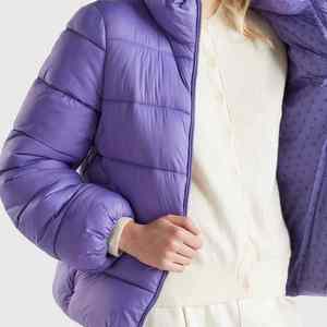 Winter Products 2025 Veste bulle respirante à fermeture éclair Vestes en duvet Vestes rembourrées pour femmes à vendre OEM - Product Image 4