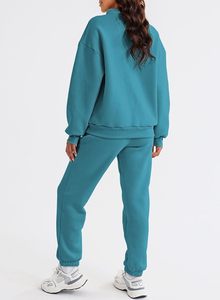 Chándal transpirable para mujer, pantalones de chándal de secado rápido, conjunto de Joggers, ropa atlética Unisex, sudaderas con capucha de lana de algodón 360G, traje OEM - Product Image 4