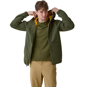 Ventes chaudes - Vestes softshell pour hommes, imperméables, respirantes, à séchage rapide, à capuche, décontractées, antibactériennes, écologiques, en toile - Product Image 2