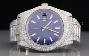 Luxury Moissanite Diamond <b>Watch</b> <b>for</b> Men <b>Women</b> Fully Iced Timepiece Hip Hop Bling Style VVS Stones Stainless Mechanical <b>Watches</b> - Product Image 5