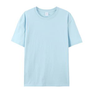 Vente en gros de sérigraphie personnalisée broderie du logo de votre marque T-shirt 100% pur coton T-shirt blanc décontracté pour hommes - Product Image 6