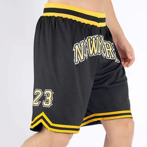 Pantalones cortos de playa de baloncesto para hombre de secado rápido con estampado de grafiti de verano impreso en 3D personalizado con logotipo de natación sublimado - Product Image 6