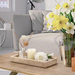 Plateau décoratif en pierre de travertin Pentagon, design moderne minimaliste, finition naturelle durable, parfait pour les bijoux, les bougies et l'exposition - Product Image 6